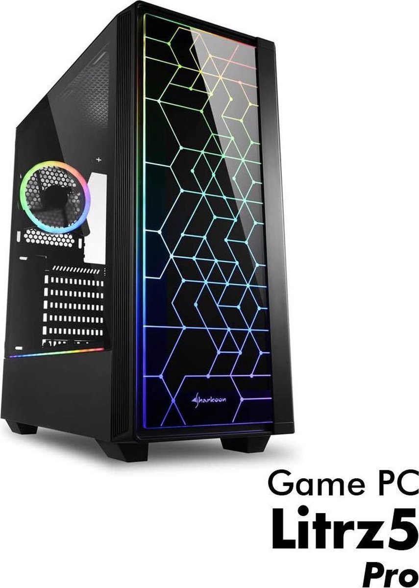 D-XL Gaming PC Litrz5 Pro - Ryzen 5 2600 | RTX 2060 | 16GB DDR4 2133MHz | 480GB SSD